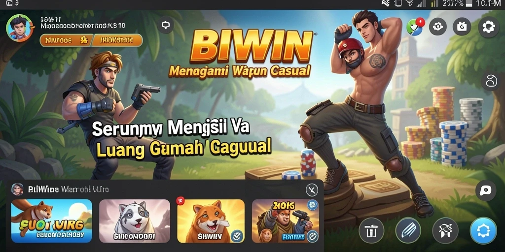 Screenshot BIWIN menampilkan gameplay yang seru dan menarik.