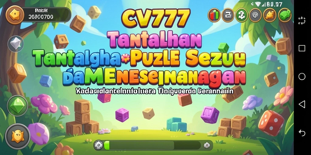 Tampilan gameplay Puzzle CV777 yang menantang dan seru.