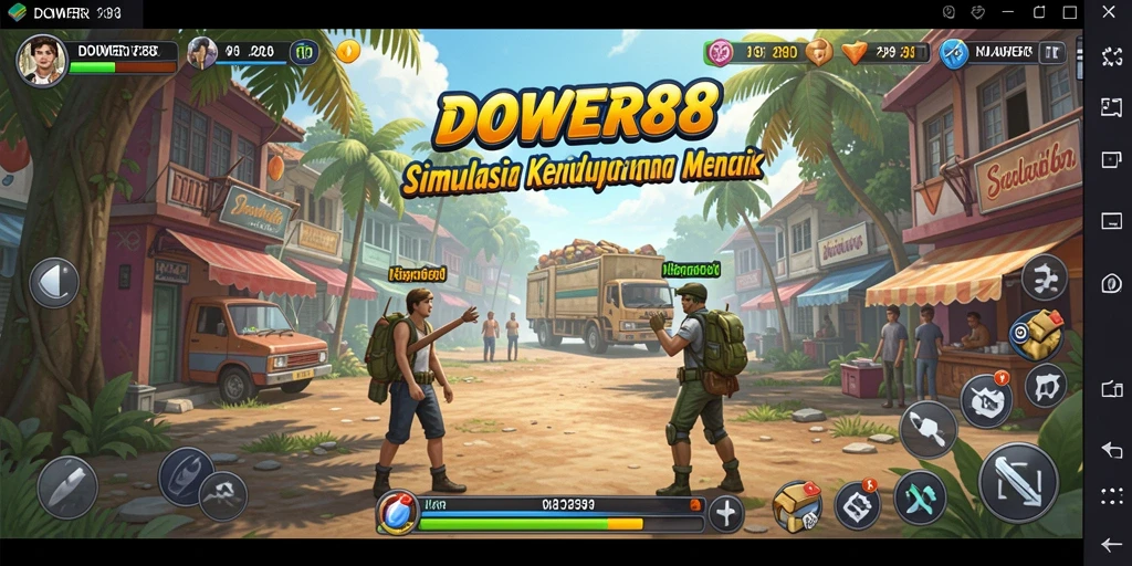Tampilan gameplay DOWER88 yang interaktif dan menarik.