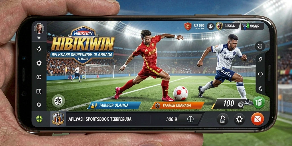 Screenshot HIBIKIWIN menampilkan antarmuka sportsbook yang intuitif dan menarik.