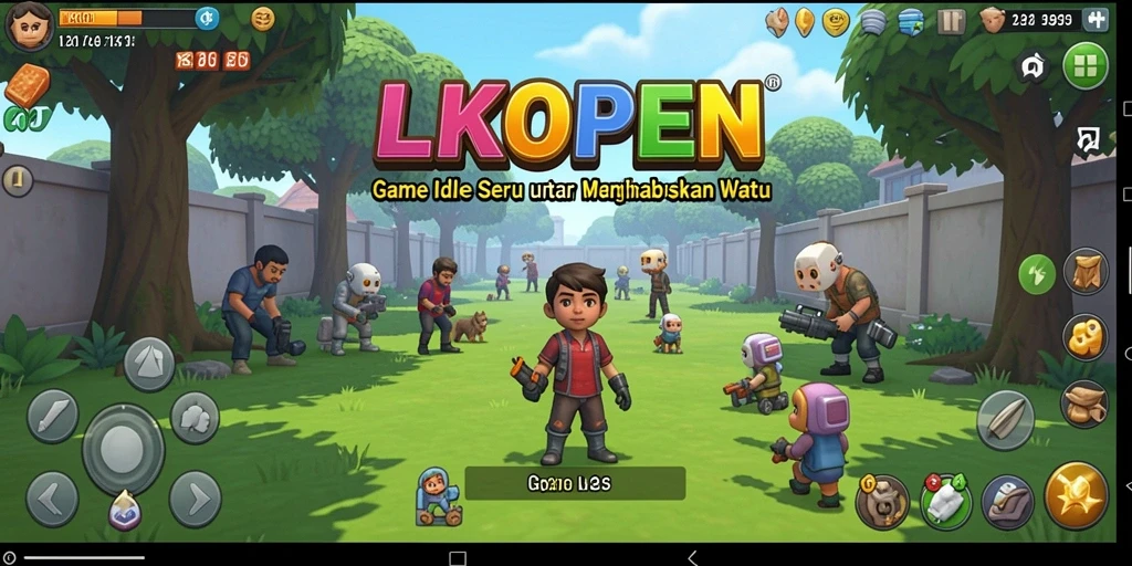 Tampilan gameplay LKOPEN yang seru dan menarik untuk dimainkan.