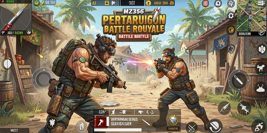 Gameplay intens dan pertempuran mendebarkan di MZ356.