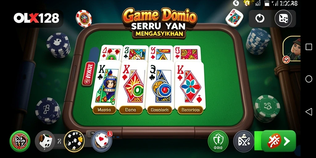 Tangkapan layar gameplay menarik dari OLX128 di platform Domino.