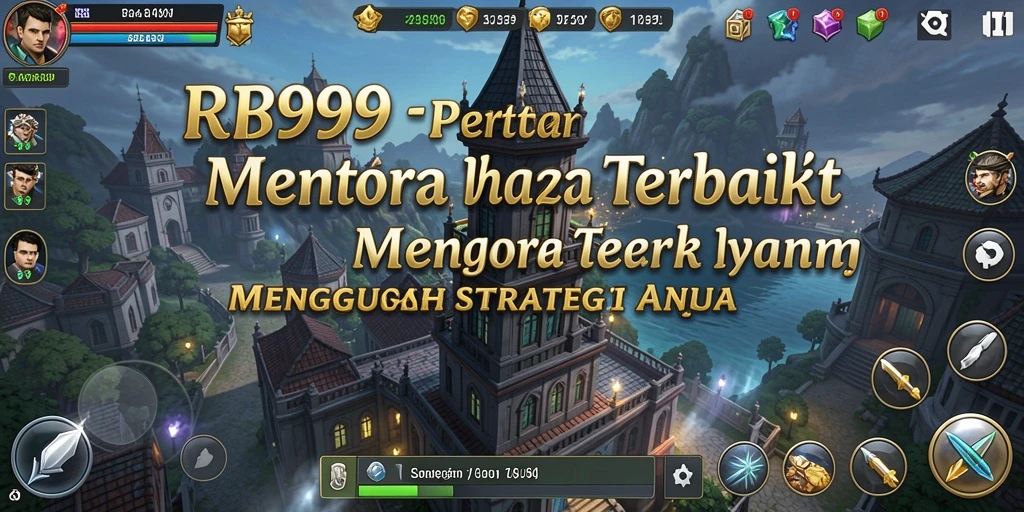 Tampilan gameplay menakjubkan dari RR999 dalam pertarungan Tower Defense.