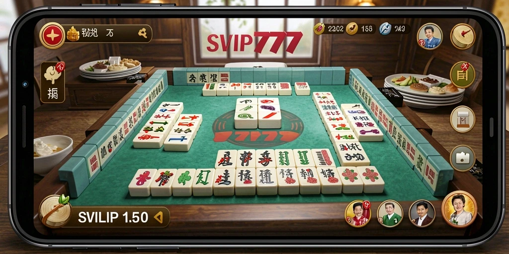 Tampilan gameplay Mahjong yang menakjubkan dan seru di SVIP777.