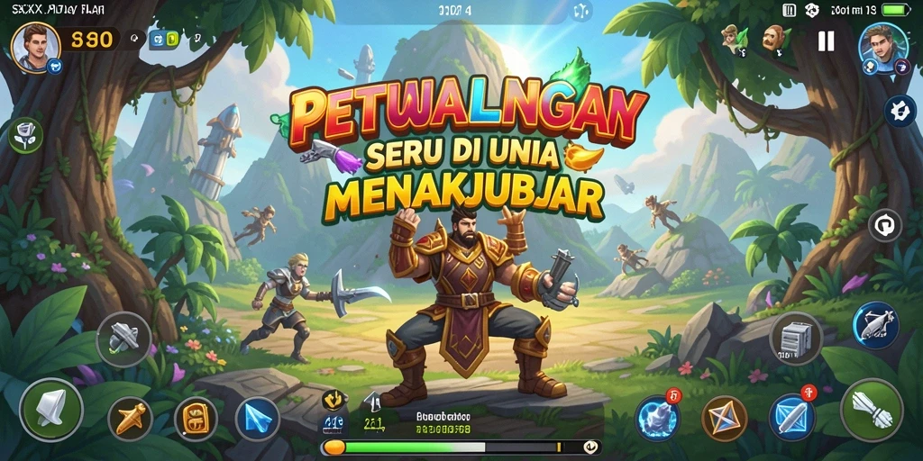 Screenshot gameplay SXXPLAY menampilkan aksi seru dalam petualangan yang mendebarkan.